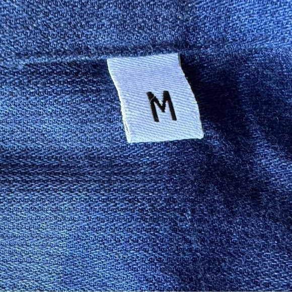 Elk Head Men’s Blue Single Chest Pocket Corduroy Button Down Size M - Picture 8 of 9